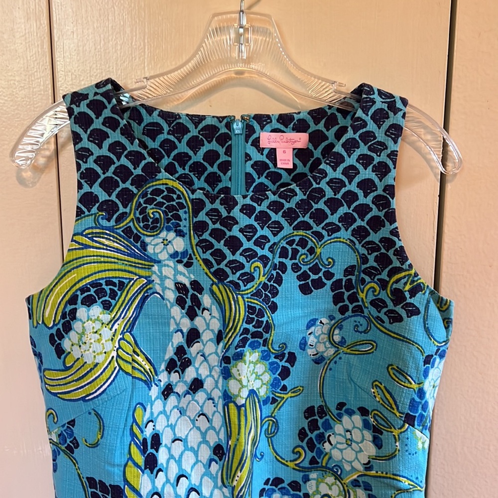 Lilly Pulitzer Koi Fish Print Dress | Preloved | Size: 6